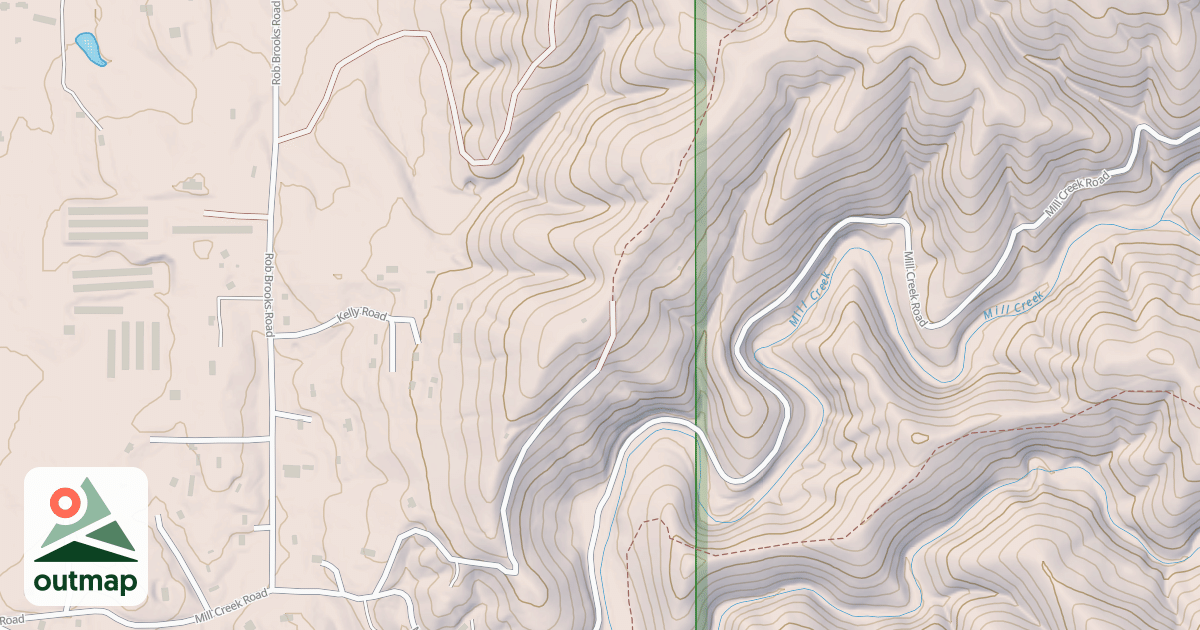 Map of HICKORY RIDGE