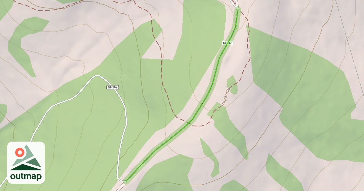 Map of South Lodge Lane