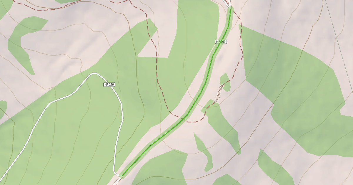 Map preview of South Lodge Lane