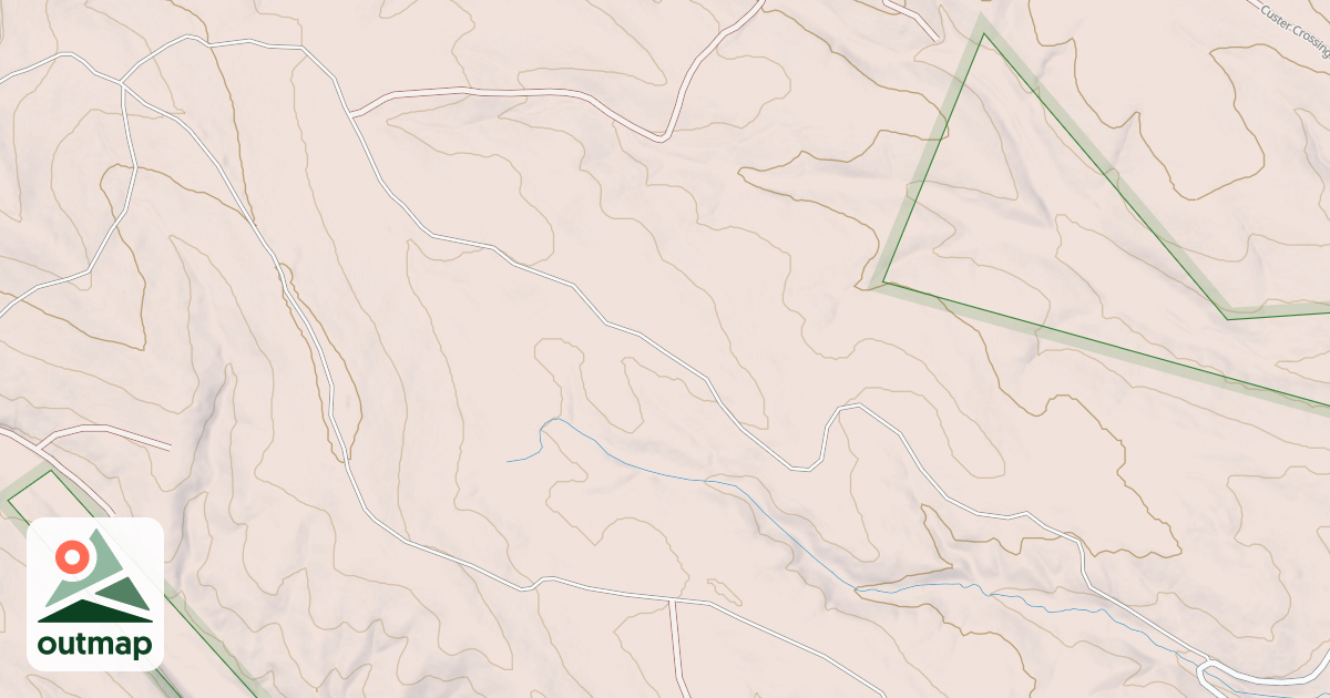 Map of CUSTER CROSSING BR 1C
