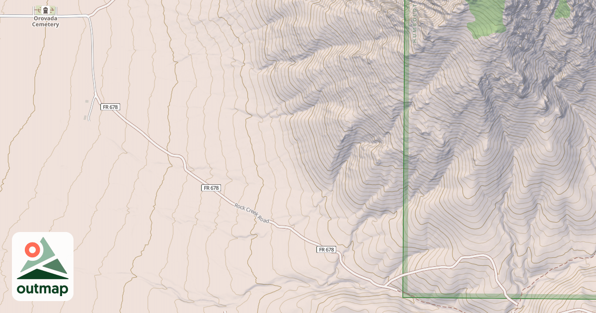 Map of ROCK CREEK