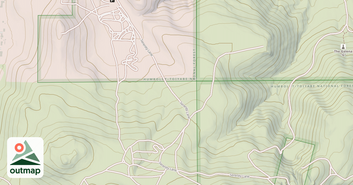 Map of SERENITY LANE