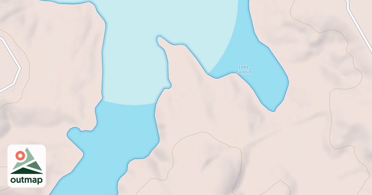 Map of LAKE FANNIN BOAT RAMP