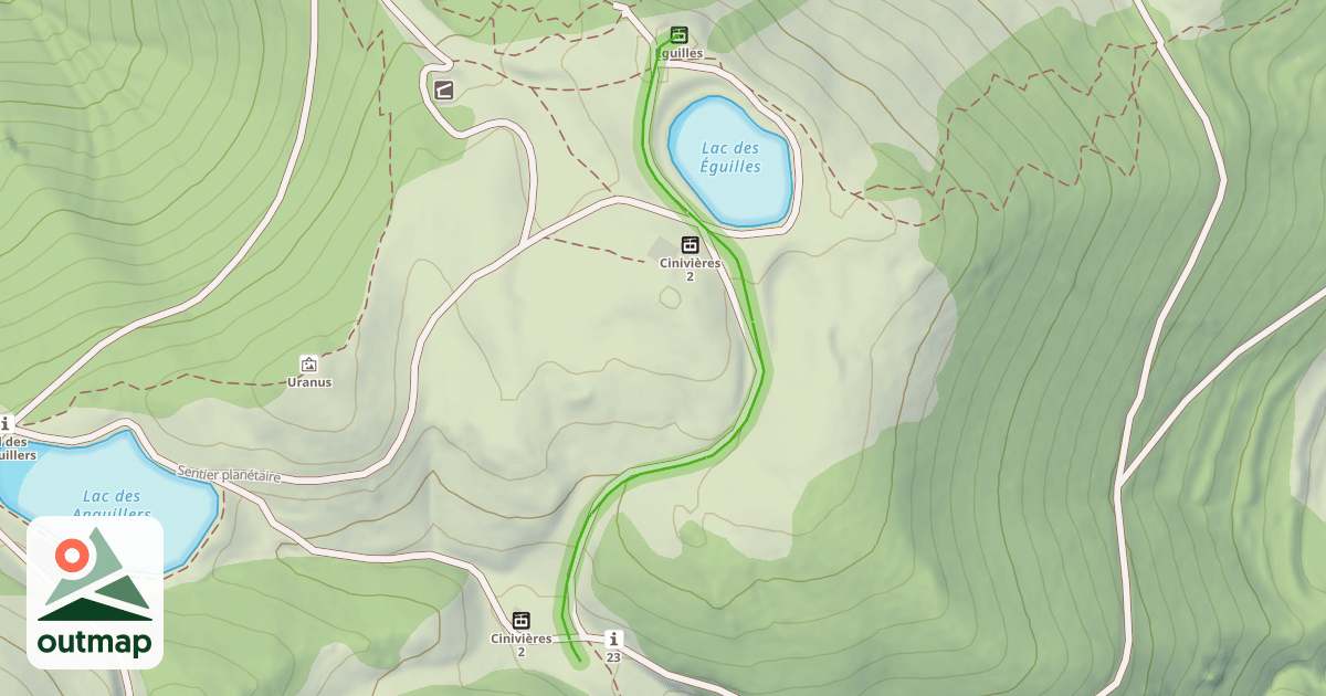 Map of Liaison Eguilles-Dreccia