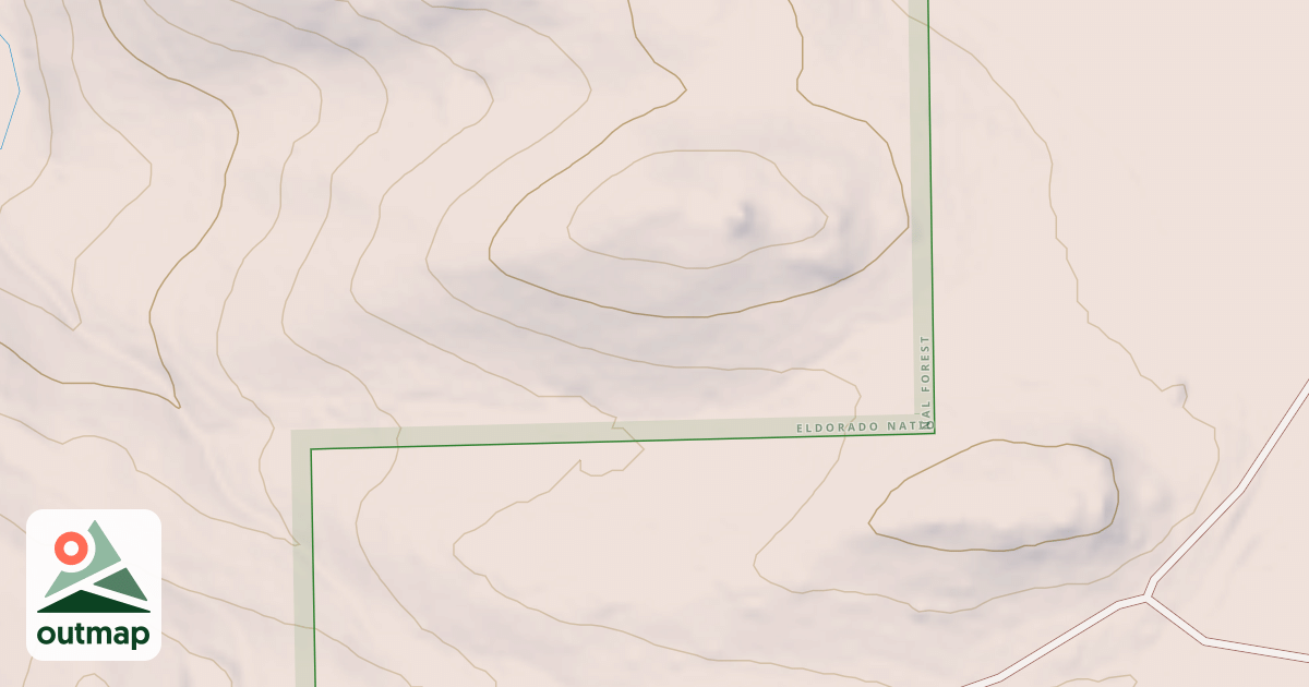Map of CHARLIES SPUR