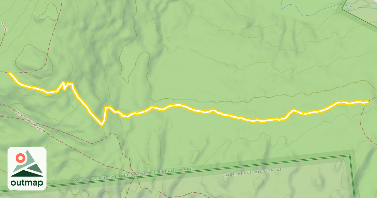 Map of Erratic Trail