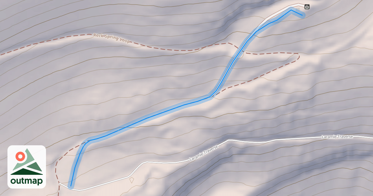 Map of Hanging Rock