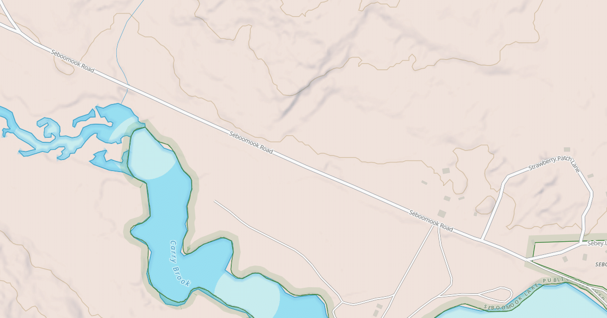 Map preview of Shared Use Road