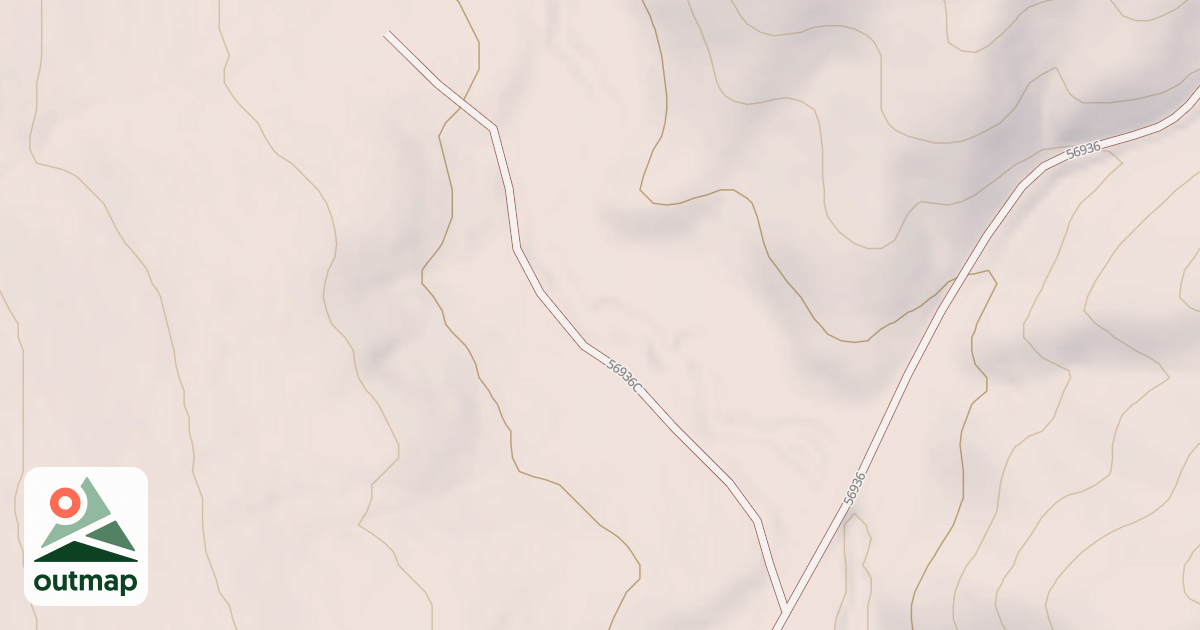 Map of CALIFORNIA CREEK GULLY