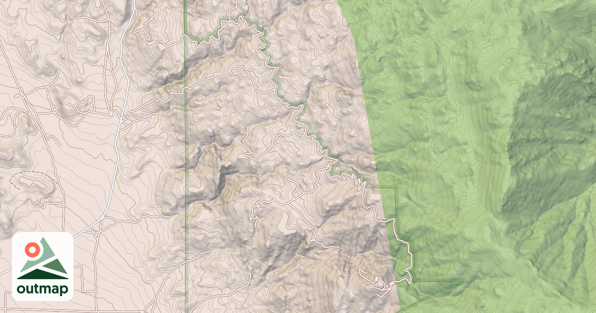 Map of Betty Jumbo Mine Trail