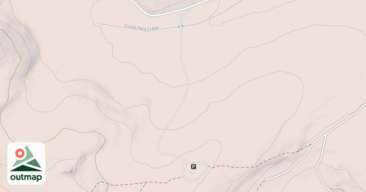 Map of CIRCLE PARK T.H.