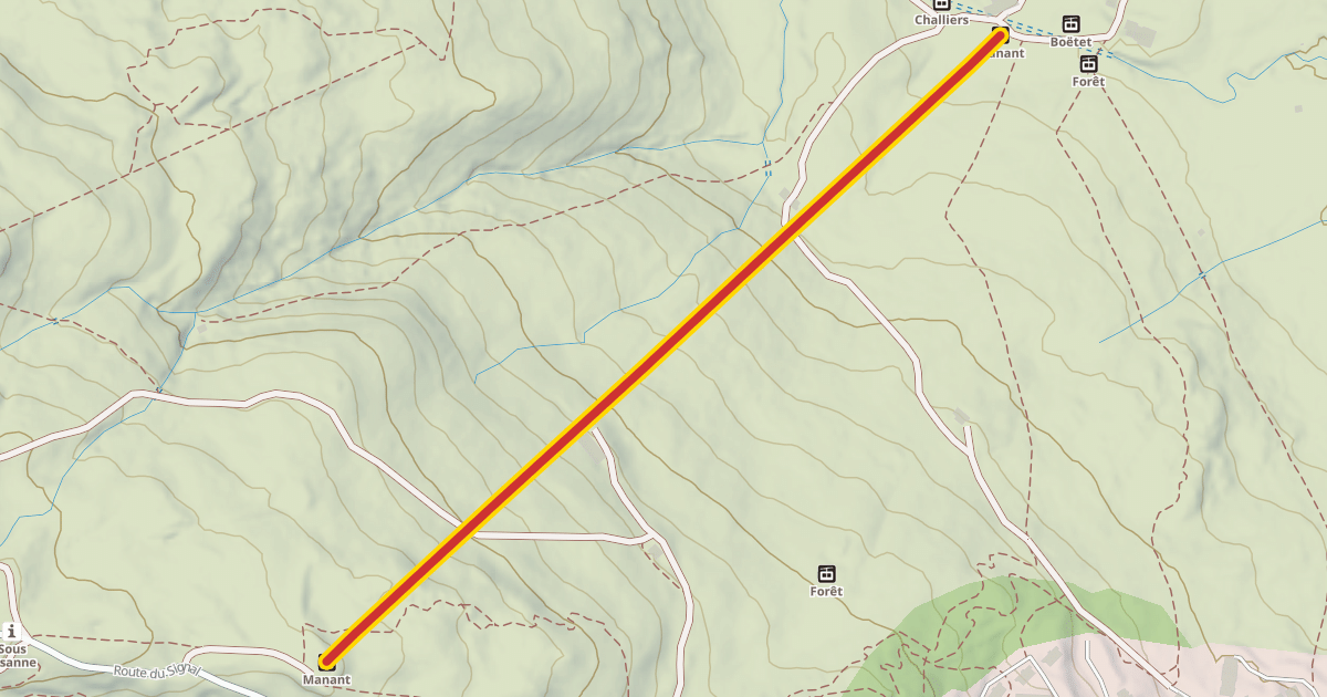 Map preview of Manant
