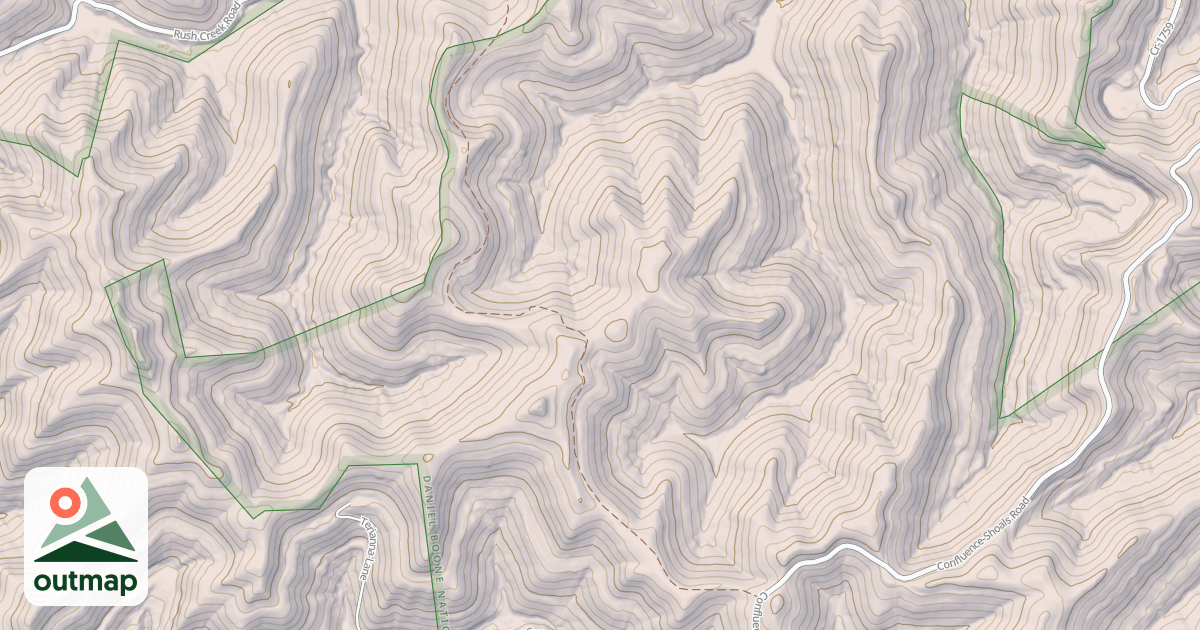 Map of HEAD OF ELKHORN