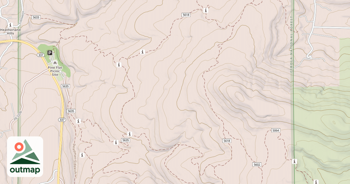 Map of GAMBLE OAK