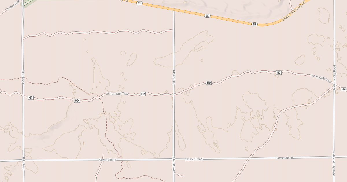 Map preview of ALLEN ROAD