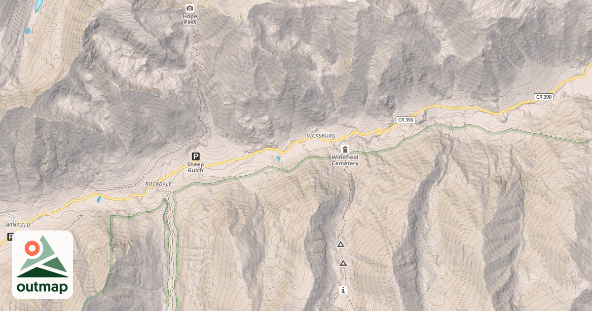 Map of CLEAR CREEK
