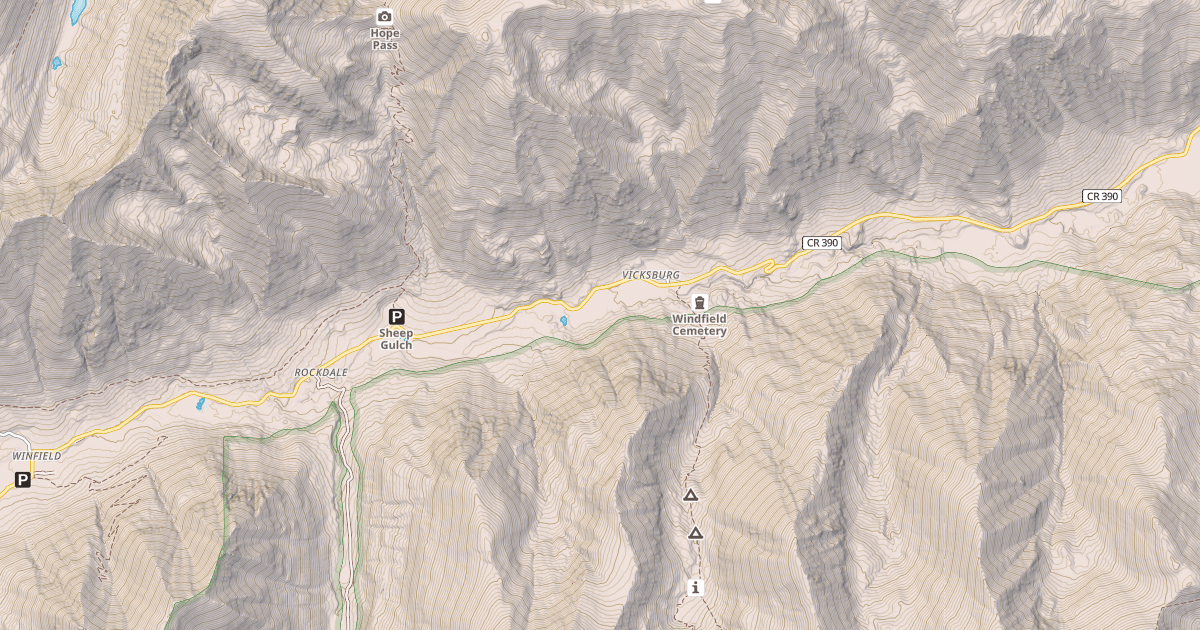 Map preview of CLEAR CREEK