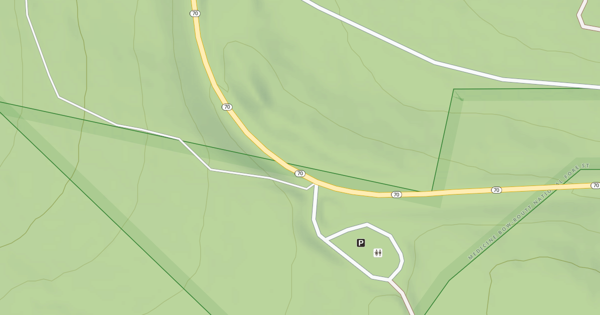 Map preview of DOANE PEAK SPUR 1A