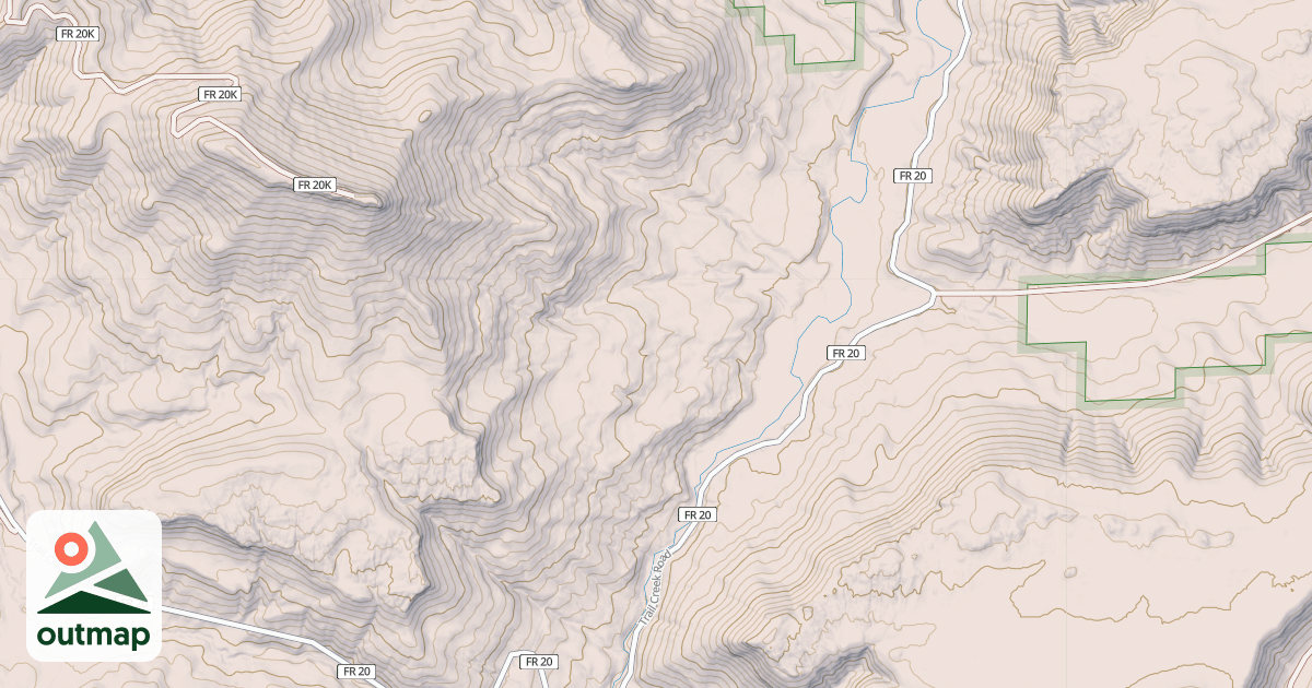 Map of TURKEY CREEK