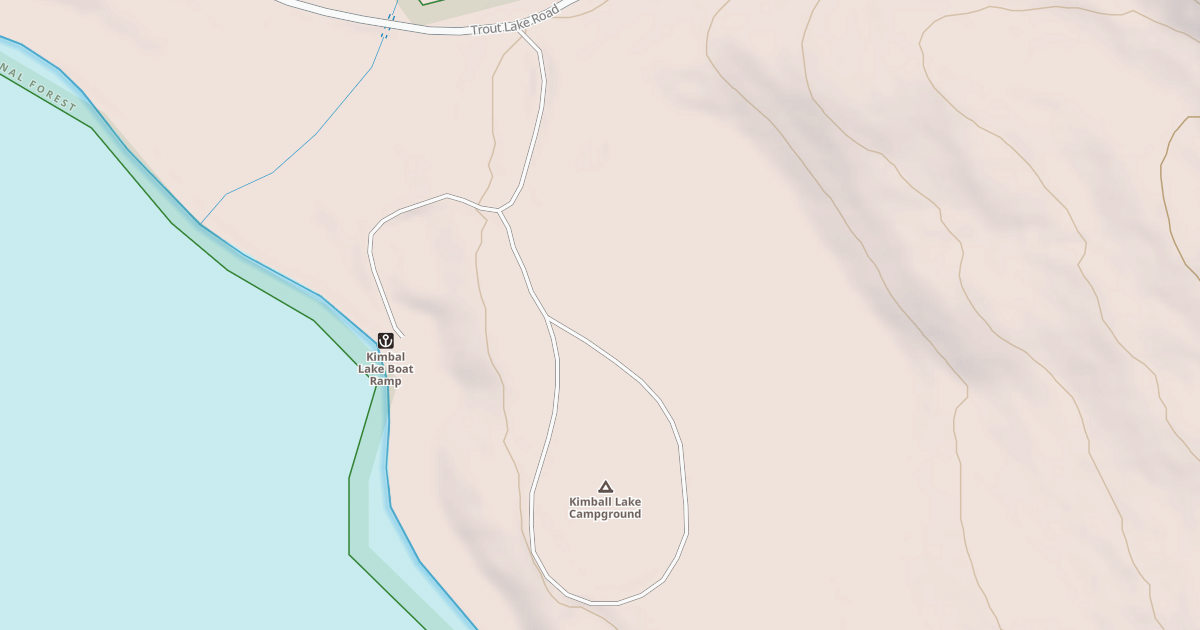 Map preview of KIMBALL LAKE CAMPGROUND