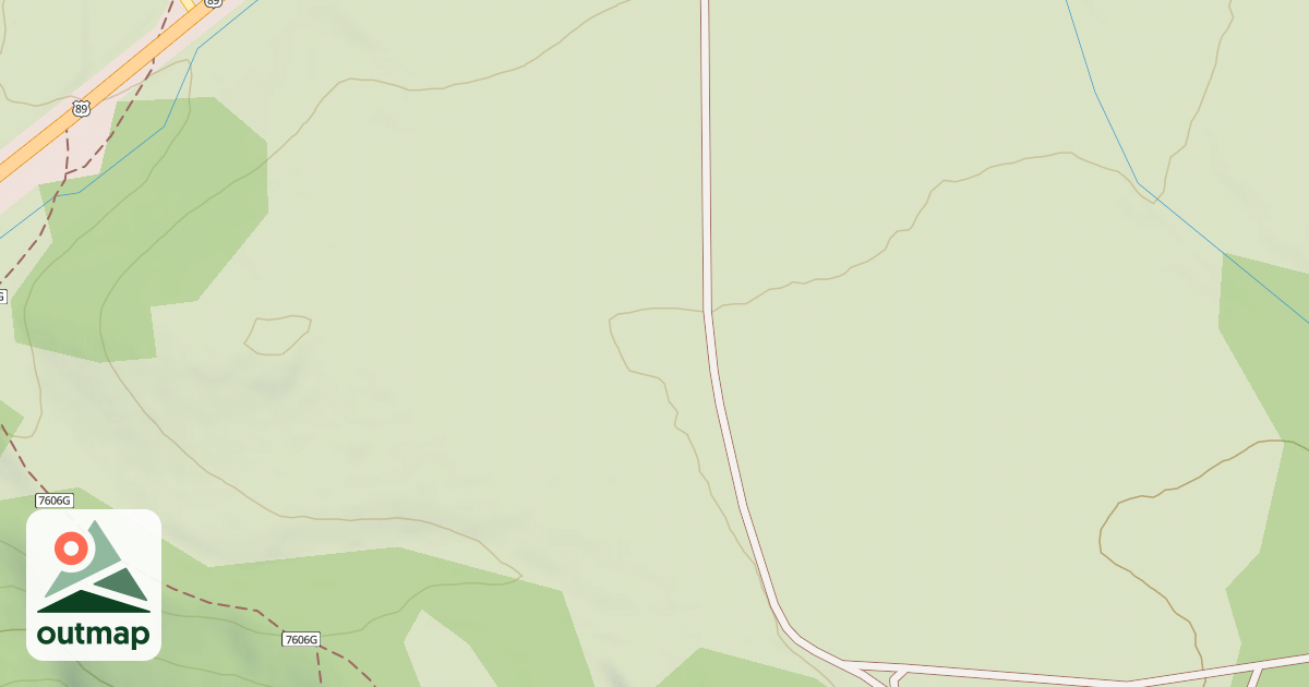 Map of Amazon Hollow Winter Sports