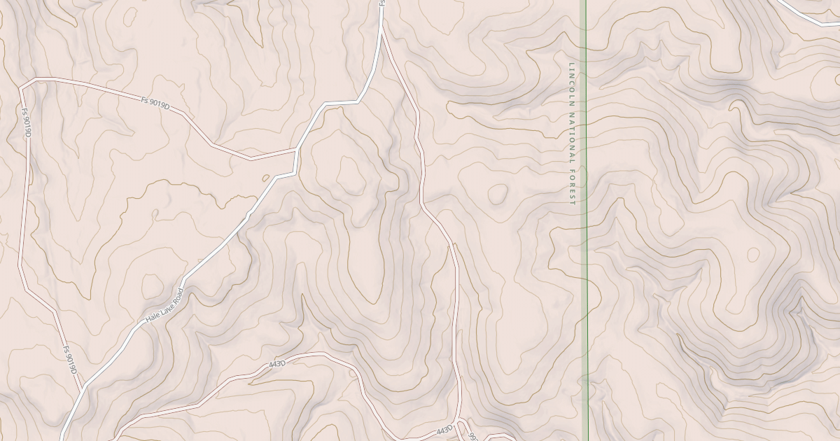 Map preview of USFS National Forest System Roads {A3CAAC1B-33E7-4923-9AFF-D73994769708}