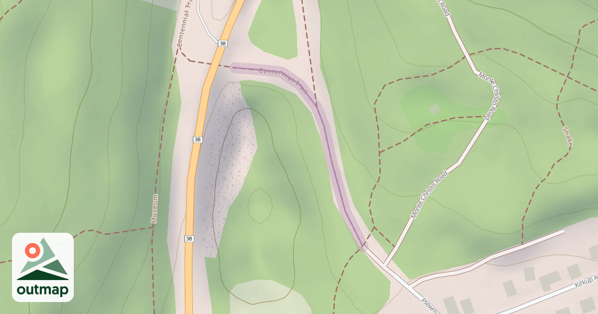 Map of Centennial Trail