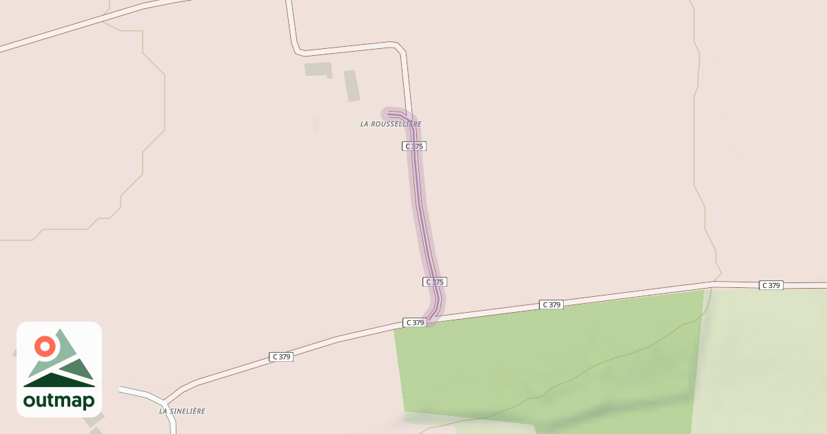 Map of Chemin de la Roussellière