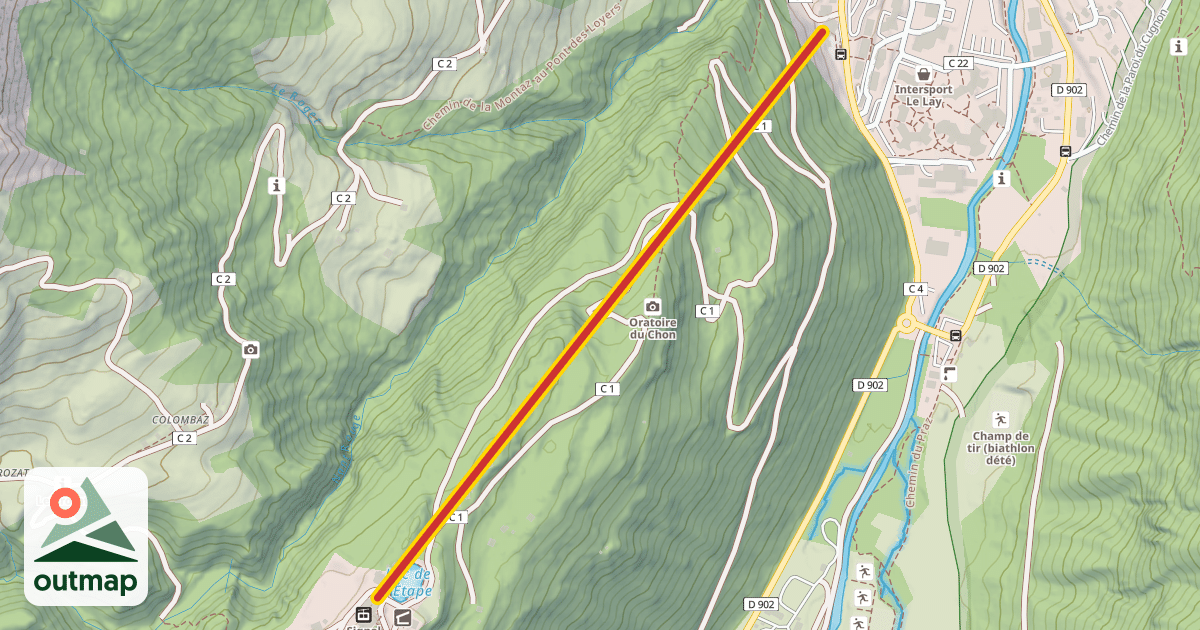 Map of Montjoie
