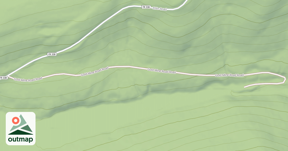 Map of GOLD MINE ROAD