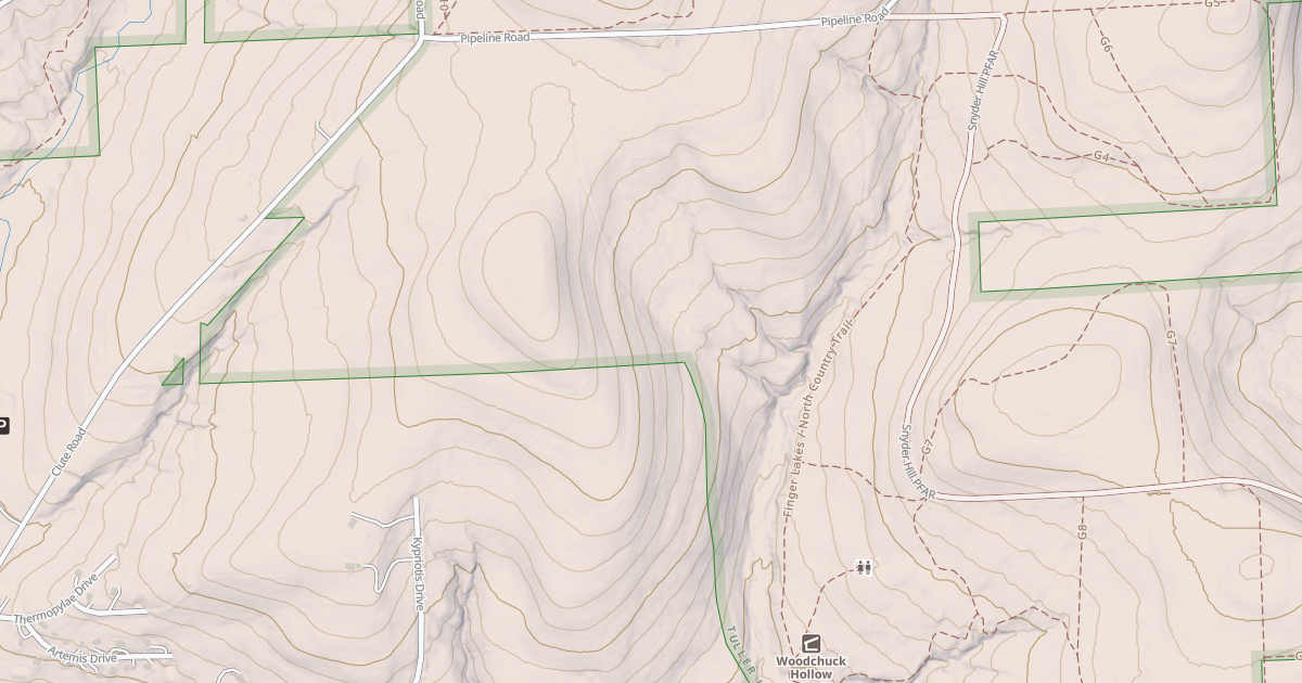 Map preview of Snowmobile Trail