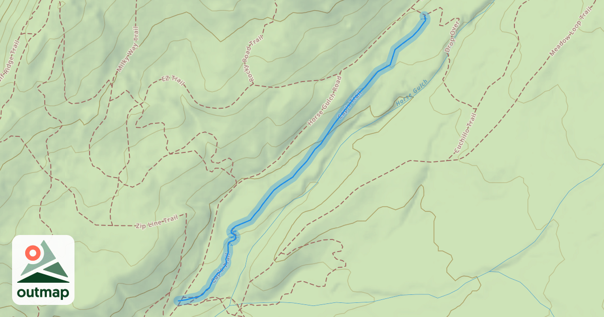 Map of Cap's Trail