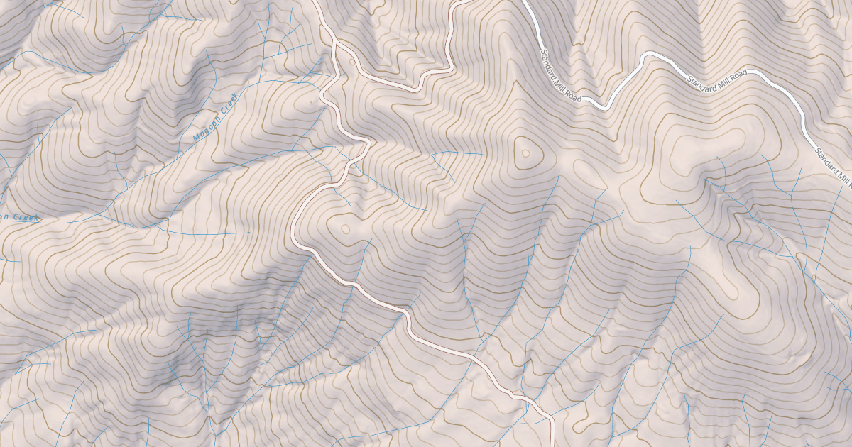 Map preview of CAMP MEETING CREEK