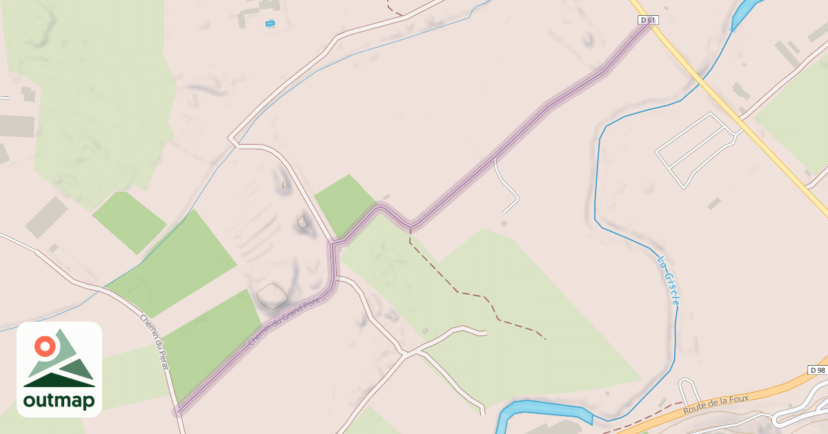 Map of Chemin du Grand Pont