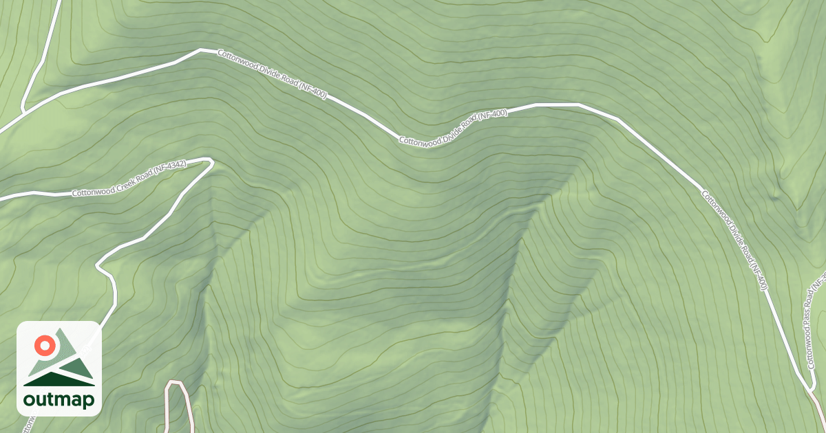 Map of NELSON PEAK