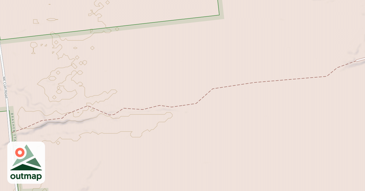 Map of Hoggsback Trail