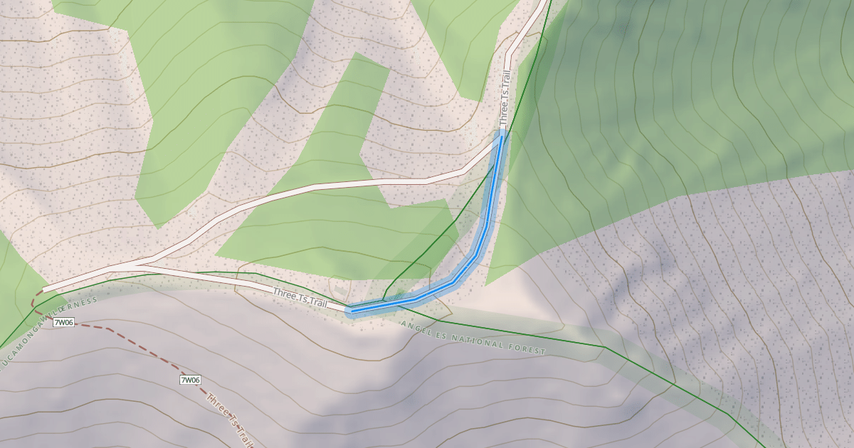 Map preview of Three Ts Trail