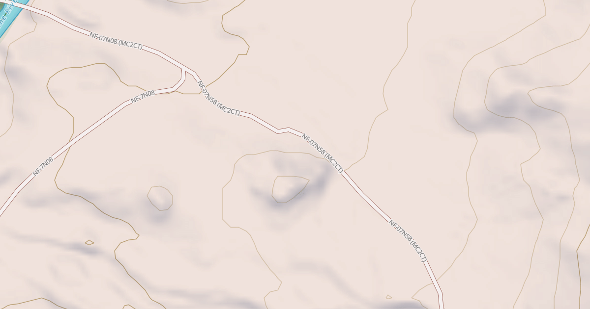 Map preview of USFS Motor Vehicle Use Map Roads {8E49B4AD-3A4E-4FDD-ABBC-21D8FDC15D8B}