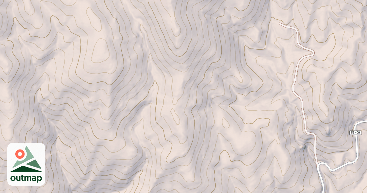 Map of CLEAR CREEK WEST
