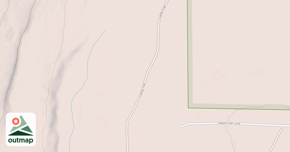 Map of Moose Run Trail