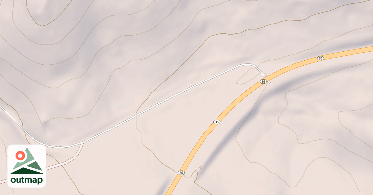 Map of CRAZY HARRY GULCH