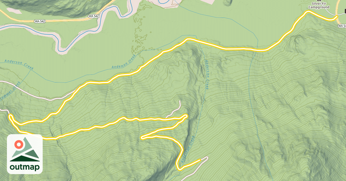 Map of Forest Road 3071