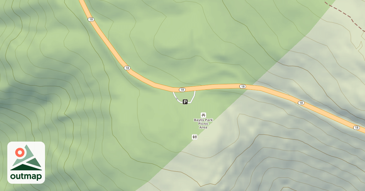 Map of BAYLIS PARK PICNIC AREA