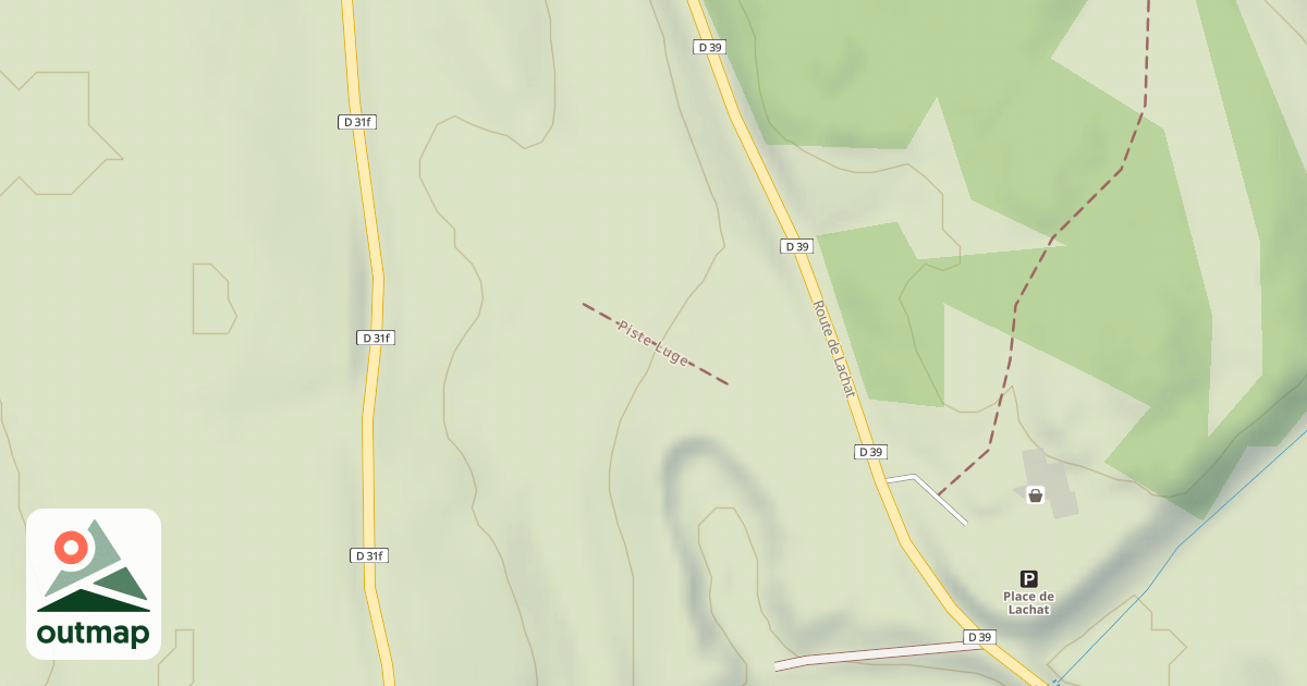 Map of Piste Luge