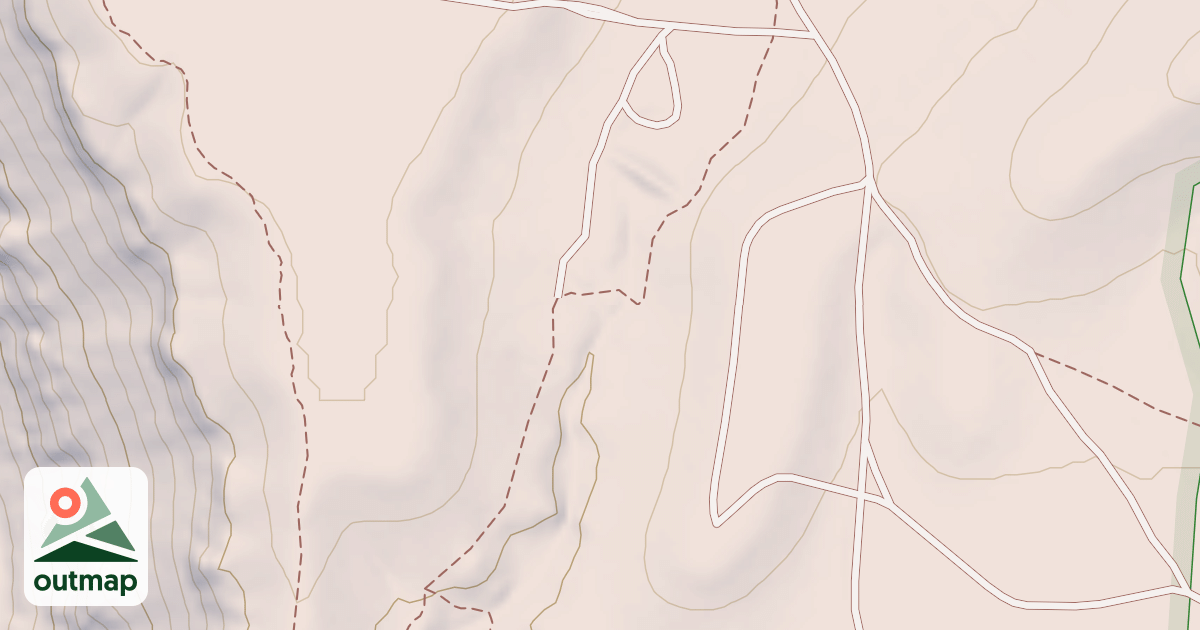 Map of Horse Theif Mesa Trail