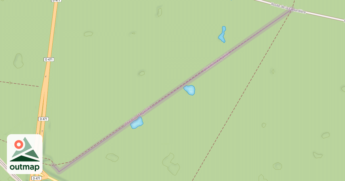 Map of Chemin de Jariel