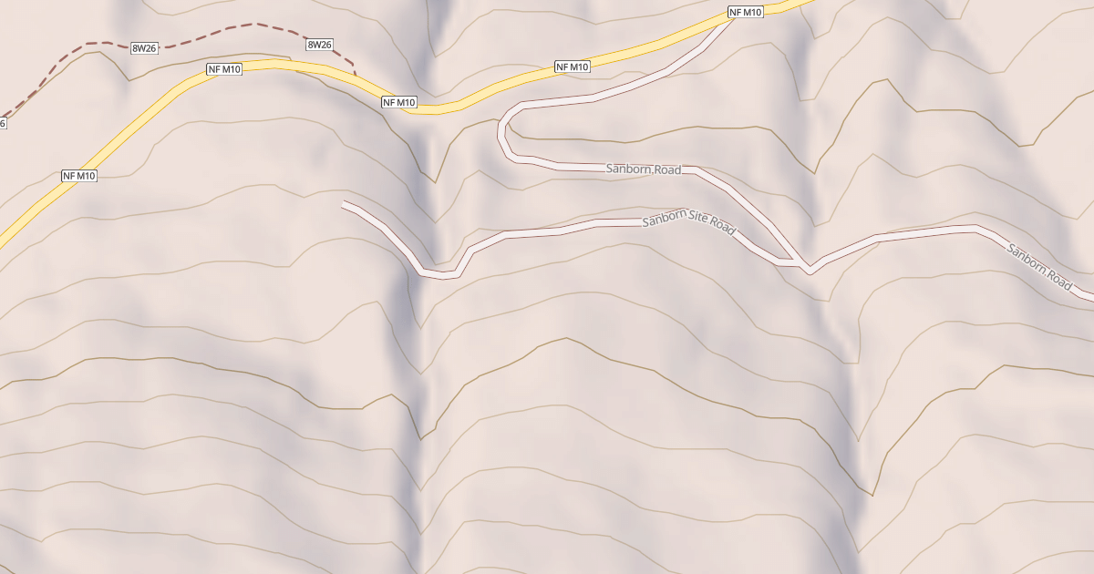Map preview of SANBORN SITE