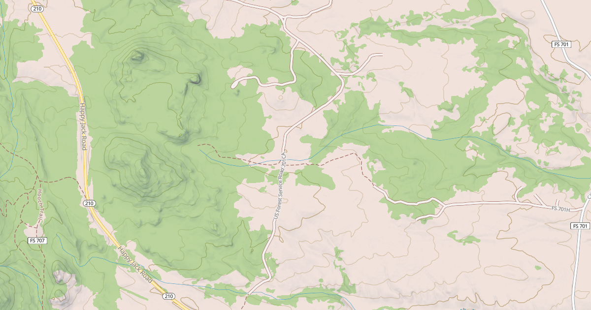 Map preview of BISBEE HILL SPUR CA