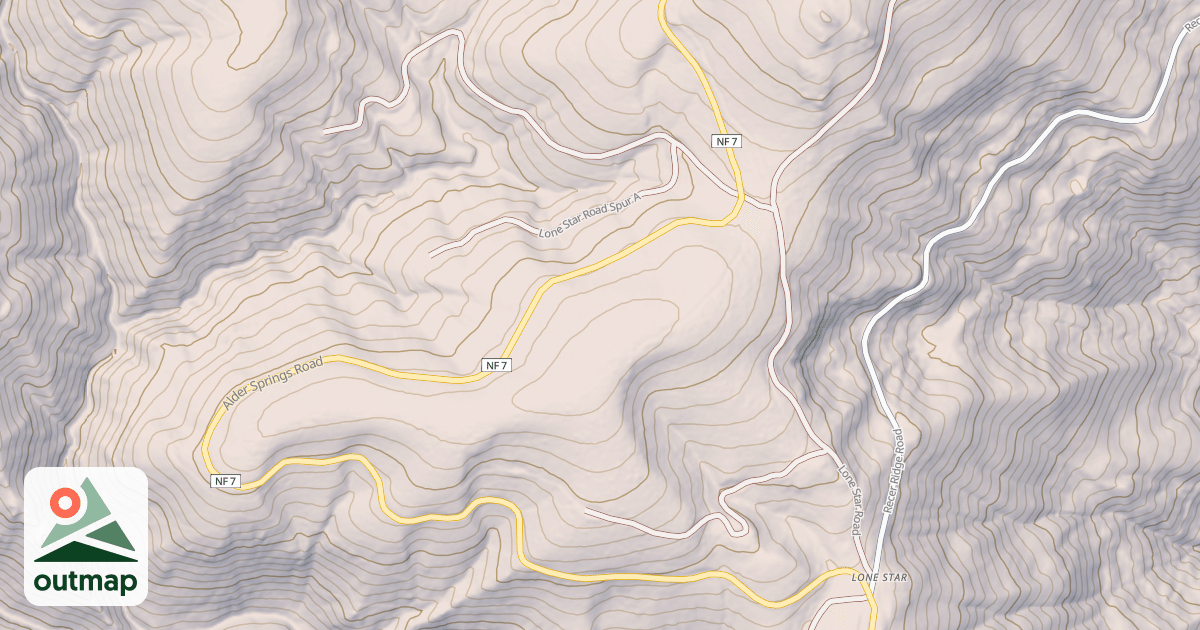 Map of LONE STAR