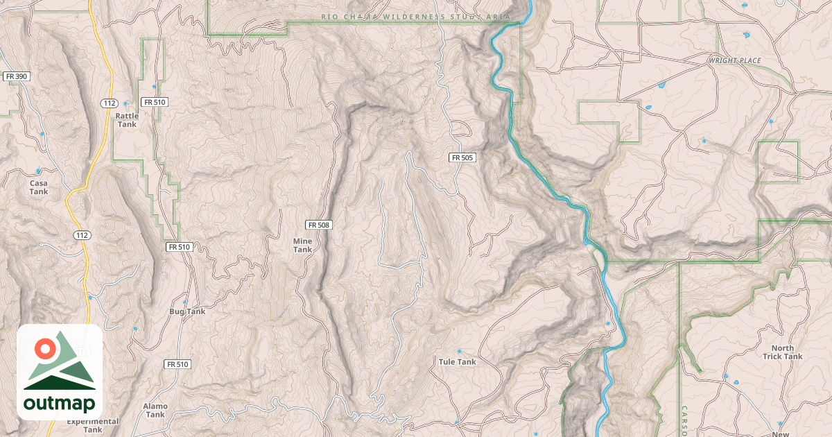 Map of POSO SPRGS